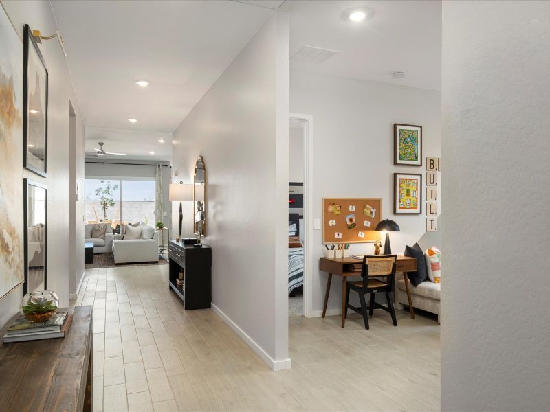 Foyer in Lennon Floorplan at Abel Ranch