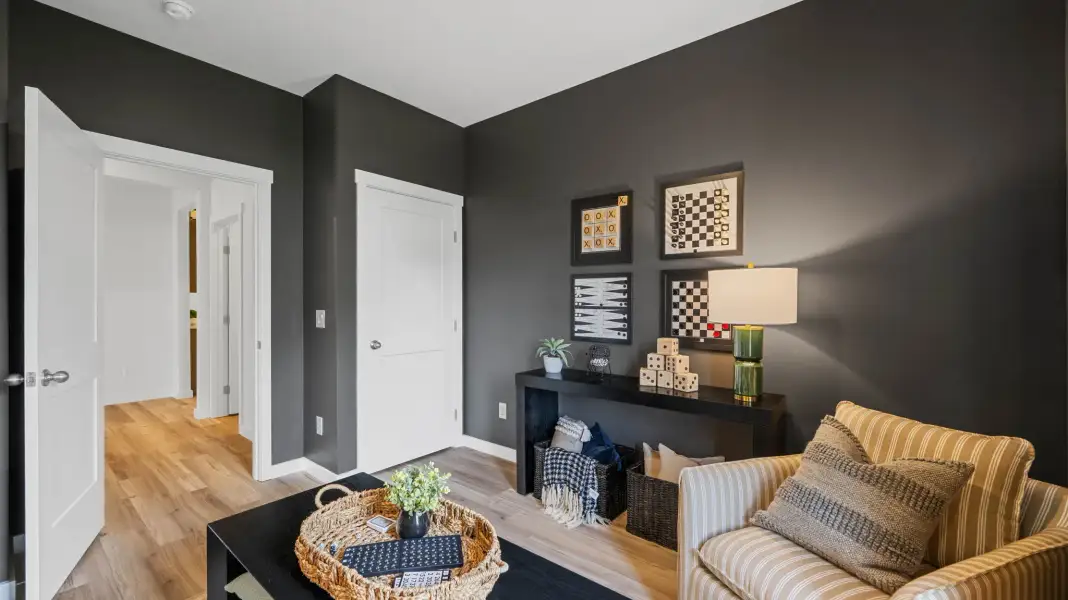 Furnished interior in a model home at The Hideaway at Edgestone in Ooltewah (Image 11).