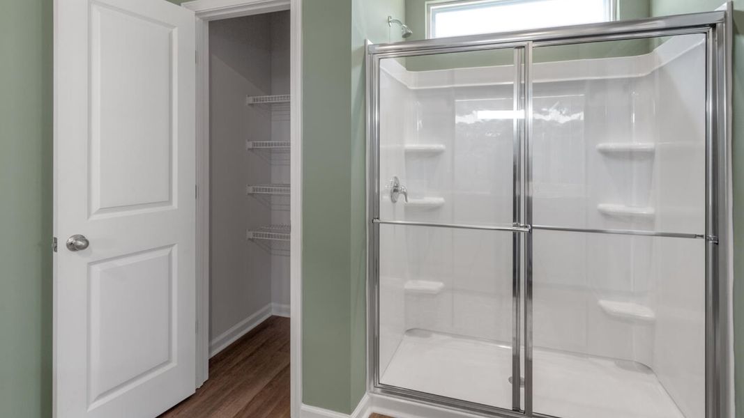 Furnished interior in a model home at Grayson Park in Leland (Image 18).