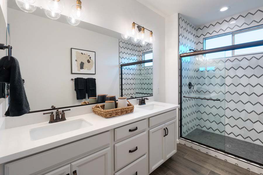 Furnished interior in a model home at Ryder Ranch in Surprise (Image 30).