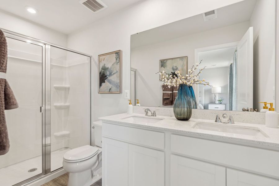 Spa-inspired primary bath