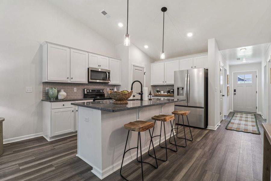 Furnished interior in a model home at Piney Woods Bluff in Columbia (Image 7).