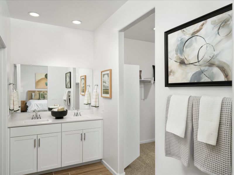 The 2110 plan modeled at Las Patrias at Star Valley in Tucson, AZ. The 2110 plan modeled at Las Patrias at Star Valley in Tucson, AZ.