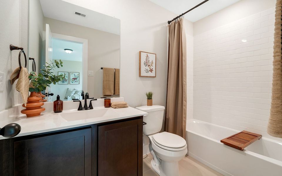 Furnished interior in a model home at River Ranch Meadows in Dayton (Image 55). Furnished interior in a model home at River Ranch Meadows in Dayton (Image 55).