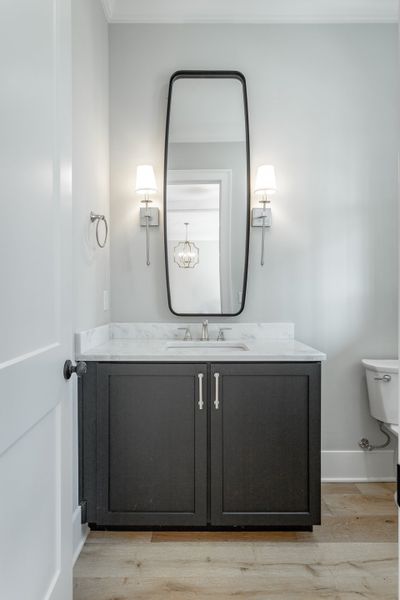 Furnished interior in a model home at Hidden River in Signal Mountain (Image 44).