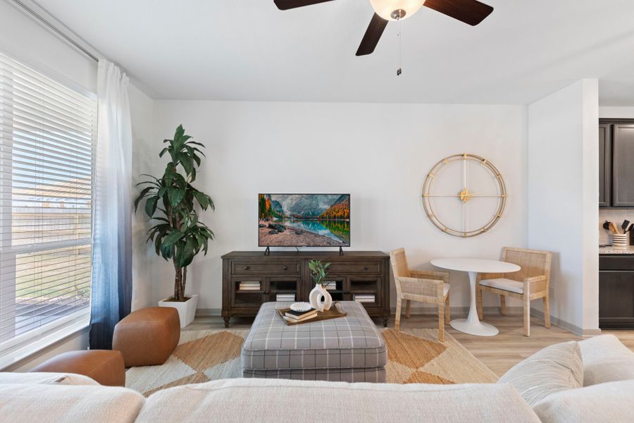 Furnished interior in a model home at Levy Crossing in Killeen (Image 16).