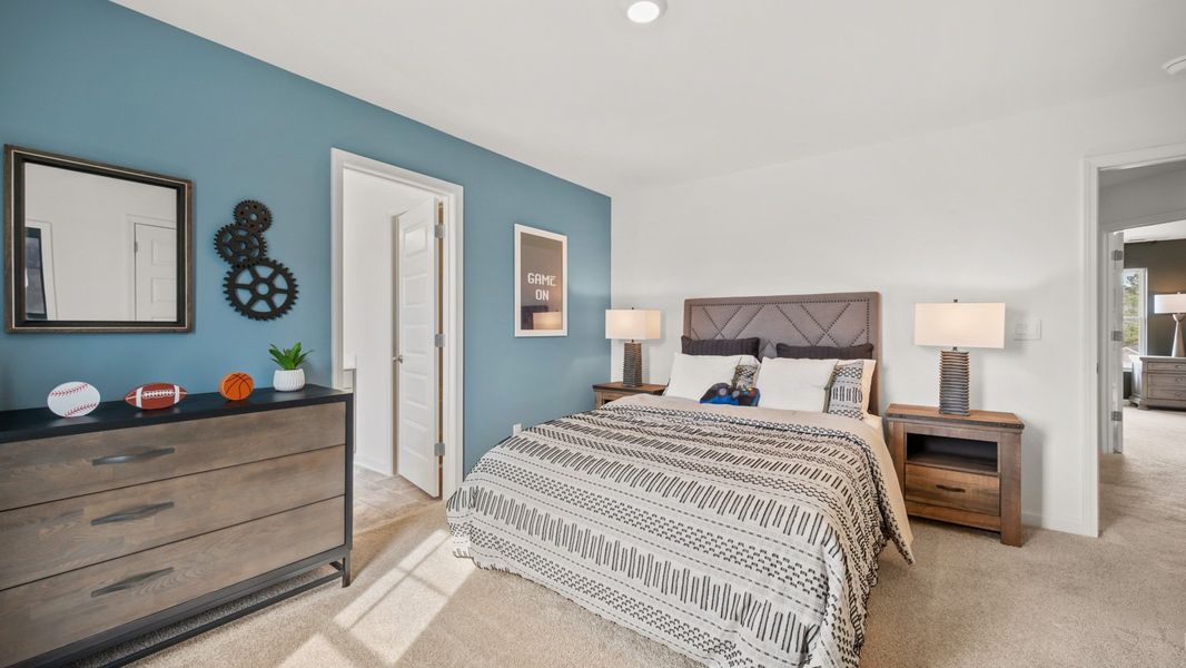 Furnished interior in a model home at Water Oak Estates in Lawrenceville (Image 41).