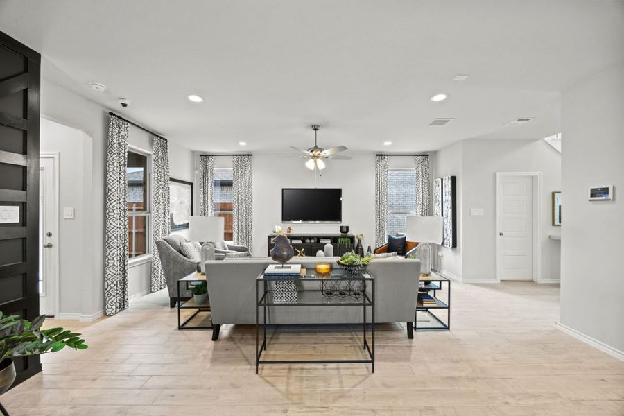 Furnished interior in a model home at Northspur in Terrell (Image 7). Furnished interior in a model home at Northspur in Terrell (Image 7).