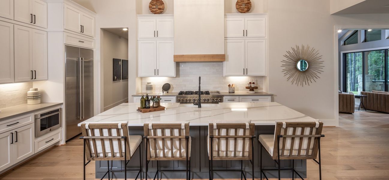 Furnished interior in a model home at Dean Farms in Lucas (Image 9).