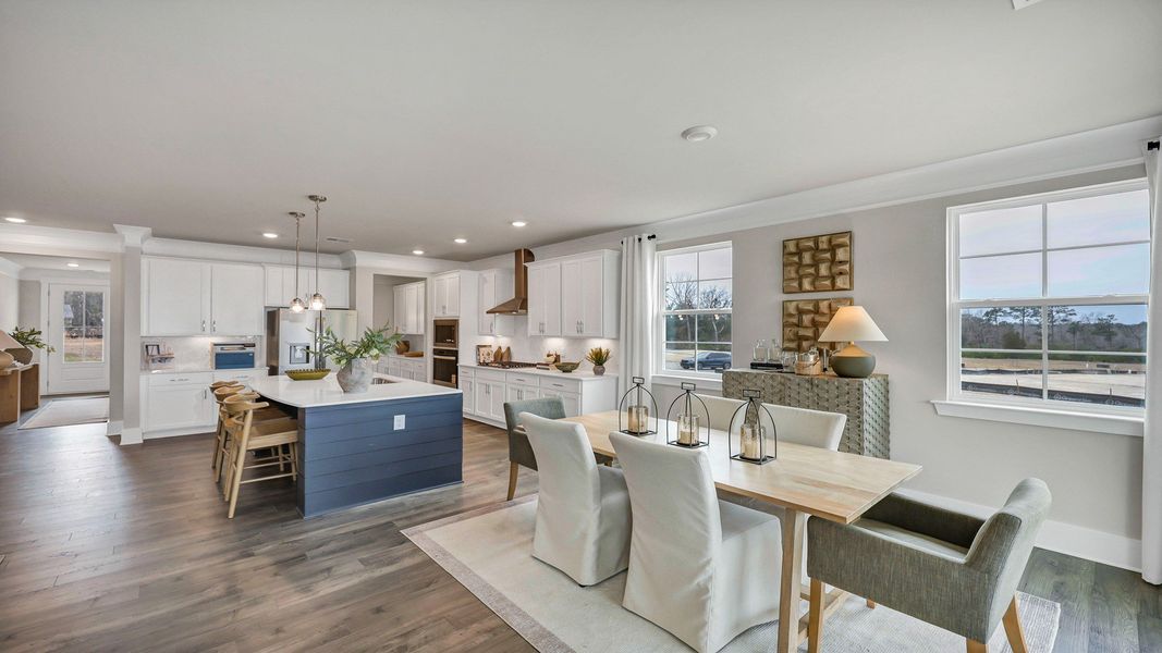 Furnished interior in a model home at Lake Tide Summit in Chapin (Image 11).