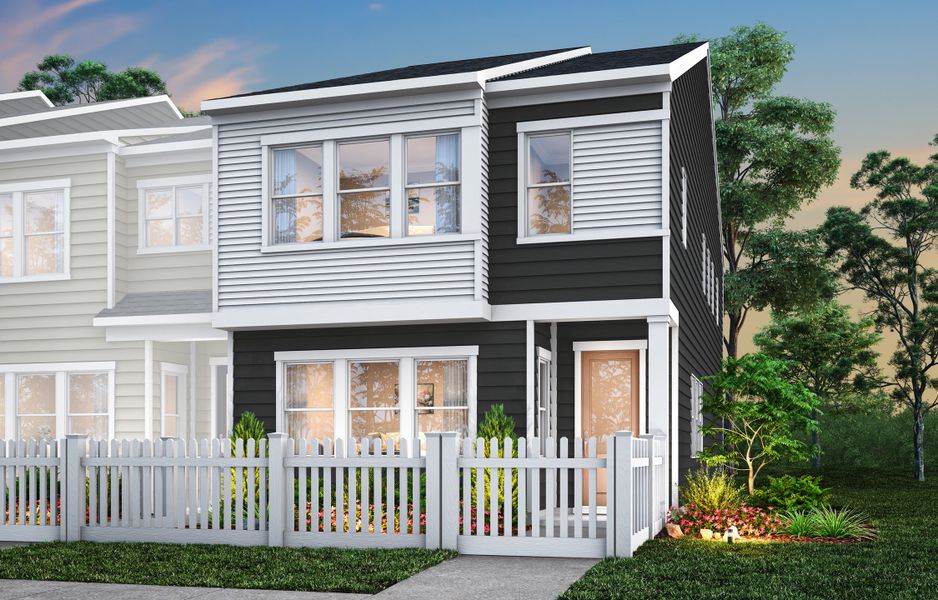 Front exterior of a home in the Ellis Townes community, located in Charlotte, NC (Image 7). Front exterior of a home in the Ellis Townes community, located in Charlotte, NC (Image 7).