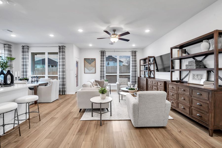Furnished interior in a model home at The Village at Elm Creek in Troy (Image 14).