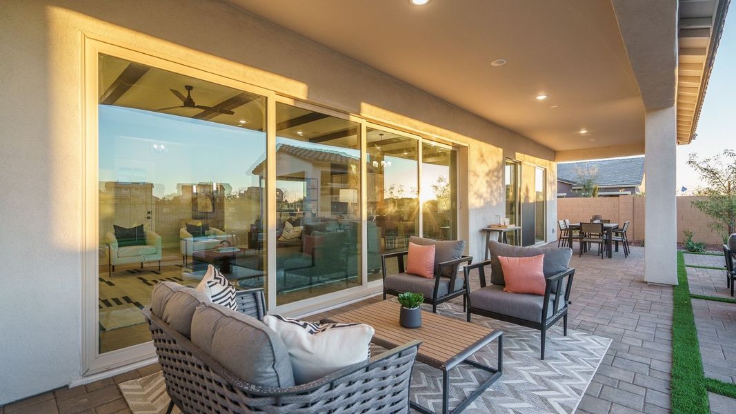 Furnished interior in a model home at The Foothills at Arroyo Norte in New River (Image 29). Furnished interior in a model home at The Foothills at Arroyo Norte in New River (Image 29).