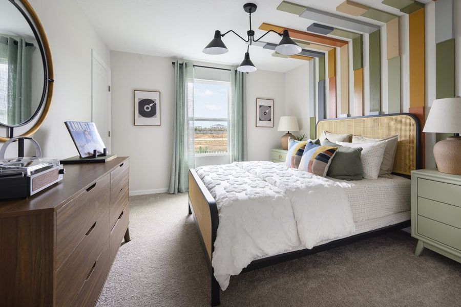 Furnished interior in a model home at Wynnstone in Davenport (Image 8).