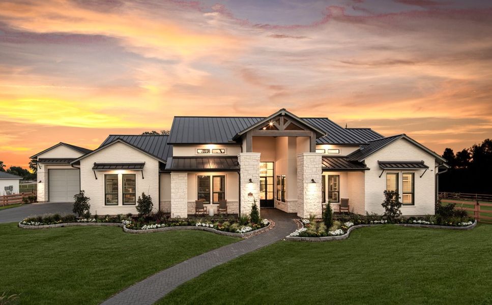 Front exterior of a home in the Harper Estates community, located in Celina, TX (Image 10).