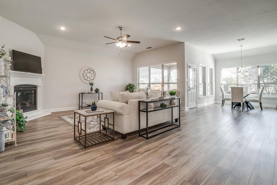 Furnished interior in a model home at Mallard Point in Greenville (Image 14).