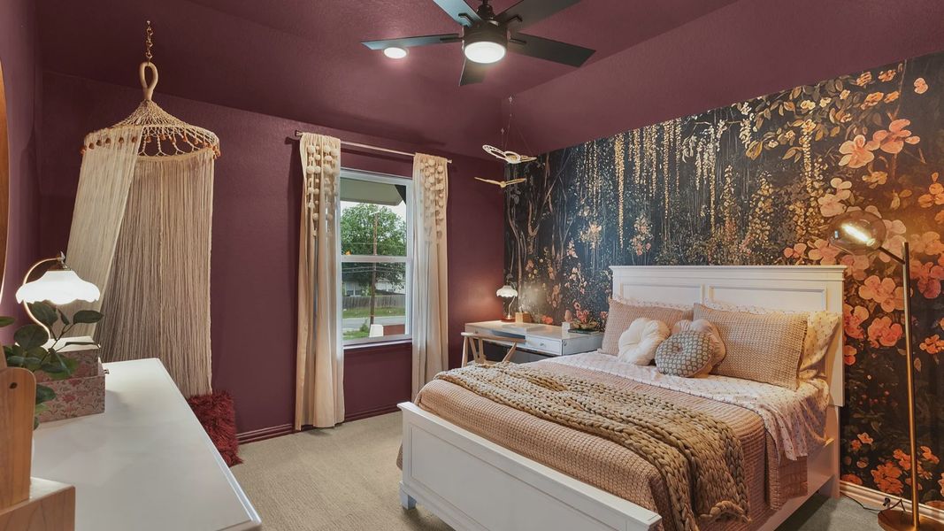 Furnished interior in a model home at Piedmont in San Antonio (Image 52).