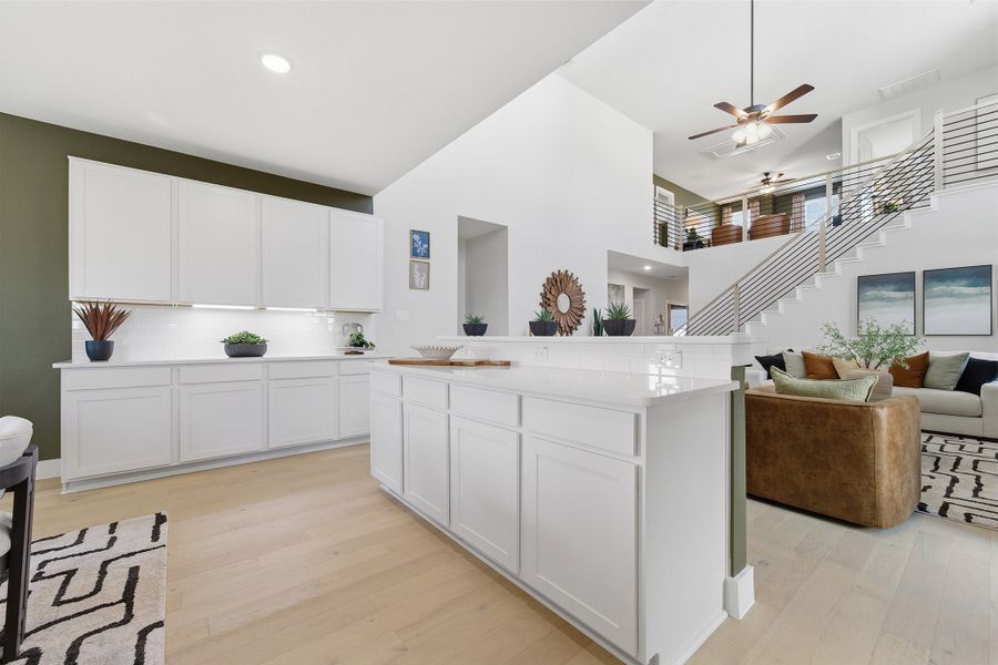 Furnished interior in a model home at Ashland in Angleton (Image 64).