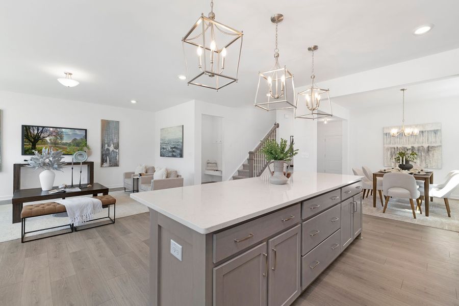 Furnished interior in a model home at Parc Northwest in Elon (Image 8). Furnished interior in a model home at Parc Northwest in Elon (Image 8).