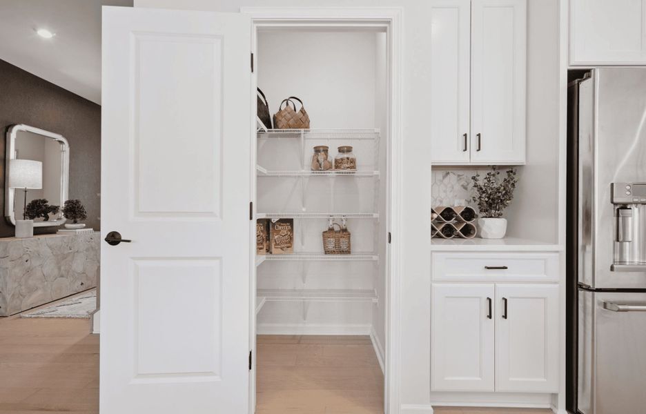 Furnished interior in a model home at Millstone in Cramerton (Image 20).