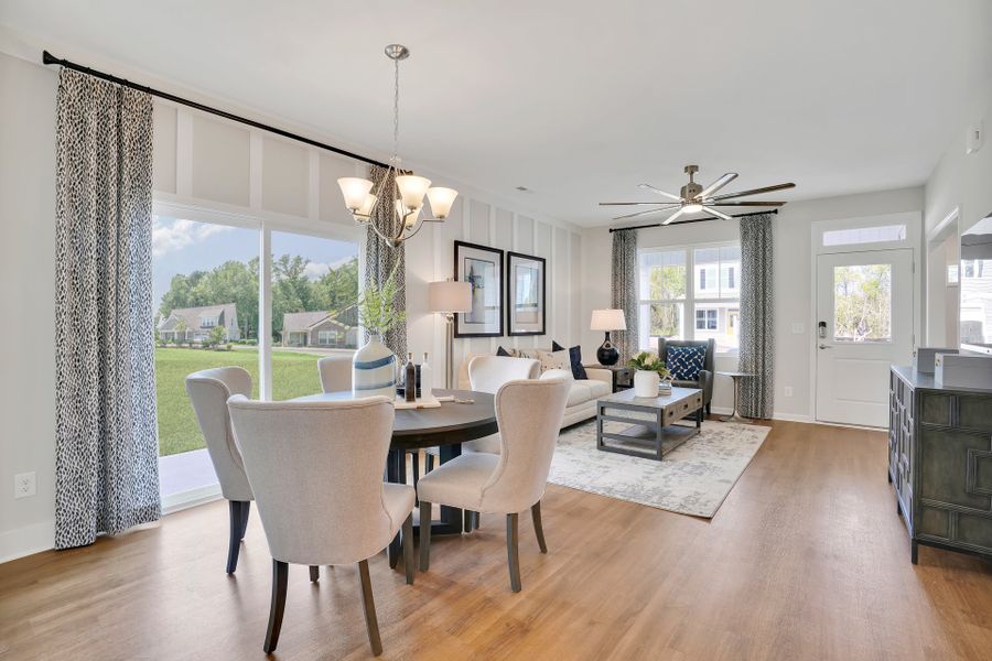 Furnished interior in a model home at Sandy Springs in Aberdeen (Image 26).