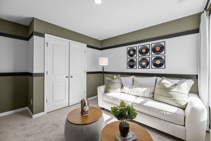Furnished interior in a model home at Richburg Meadows in Richburg (Image 19).