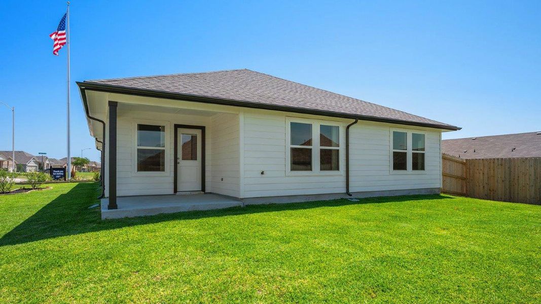 Exterior details of a home in Liberty Village, Brenham (Image 2).