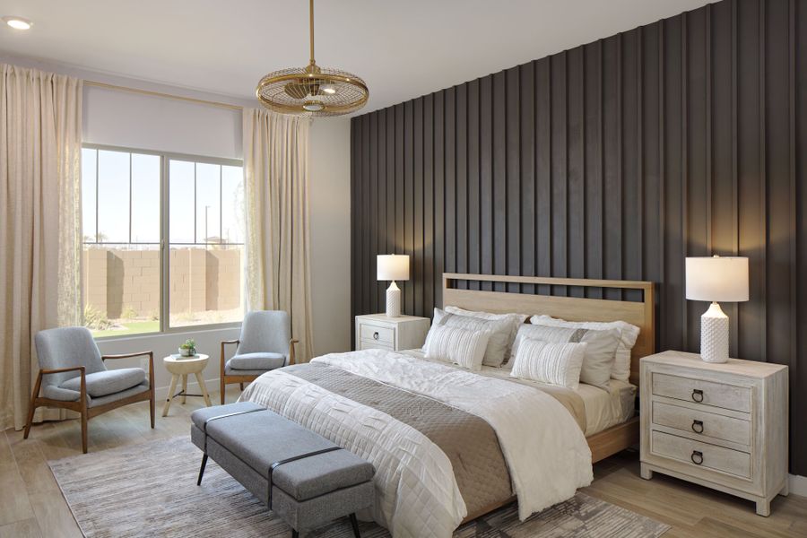 Furnished interior in a model home at Sanctuary at Aloravita in Peoria (Image 5).