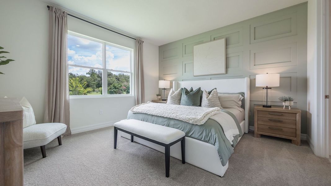 Furnished interior in a model home at Lakes of Mount Dora in Mount Dora (Image 25).