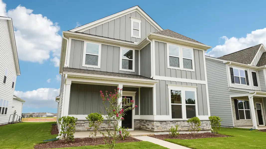 Front exterior of a home in the Collins Ridge community, located in Hillsborough, NC (Image 23).