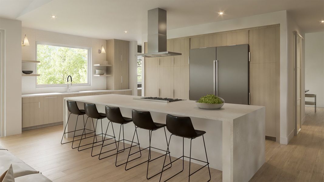 Furnished interior in a model home at Signature at Crystal Valley in Castle Rock (Image 9).