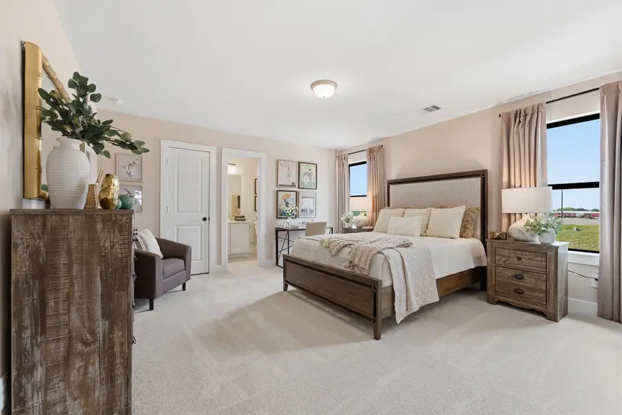 Furnished interior in a model home at Sierra Vista in Rosharon (Image 27). Furnished interior in a model home at Sierra Vista in Rosharon (Image 27).