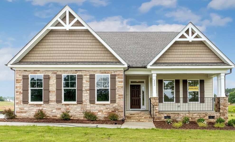 Front exterior of a home in the Weddington community, located in Benson, NC (Image 2).