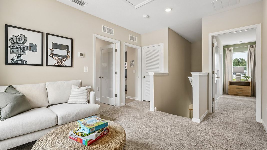 Furnished interior in a model home at Waterstone in Tampa (Image 36).