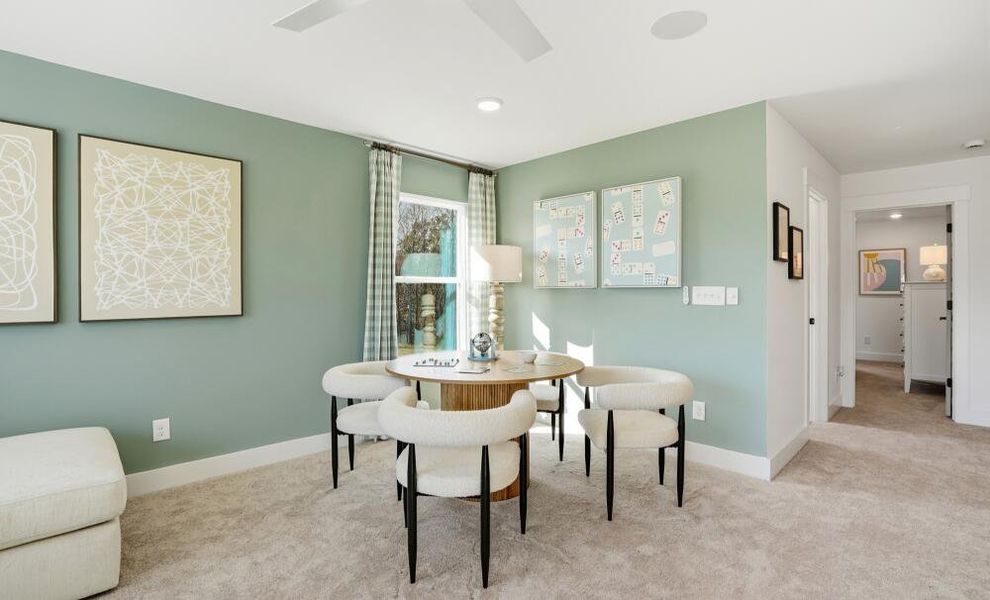 Furnished interior in a model home at Waterford Commons in Rock Hill (Image 49).
