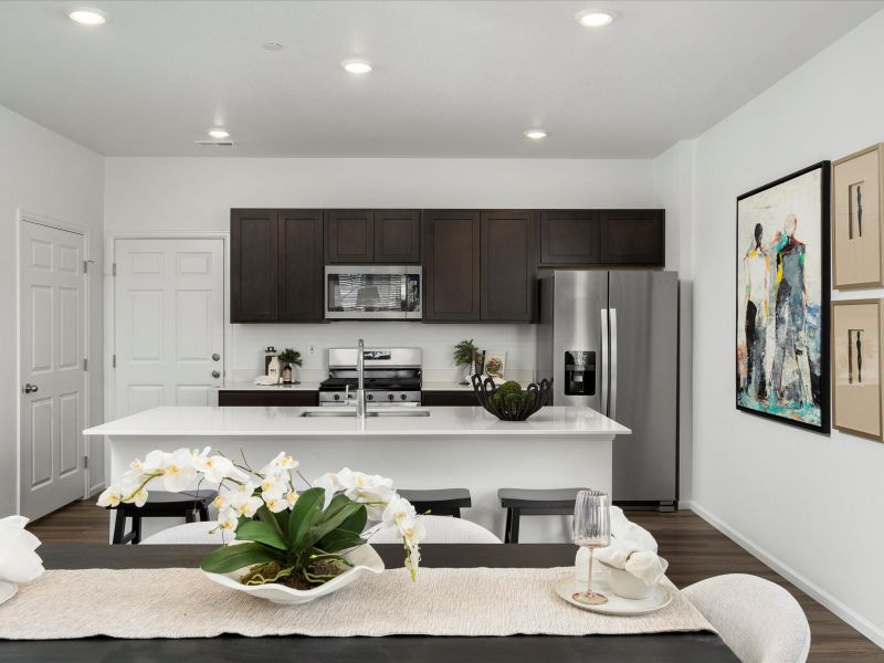 Furnished interior in a model home at Poudre Heights: The Meadow Collection in Windsor (Image 3).