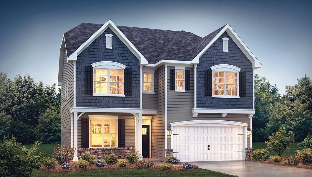 Front exterior of a home in the Sycamore Cove community, located in Woodruff, SC (Image 11).