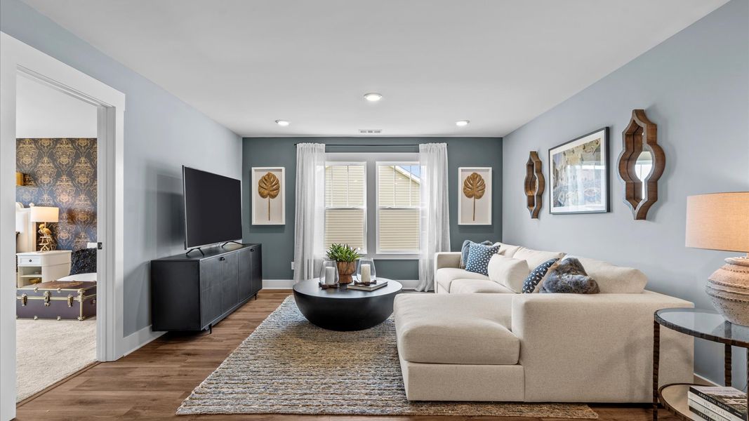 Furnished interior in a model home at Harrier Point in Woodruff (Image 28). Furnished interior in a model home at Harrier Point in Woodruff (Image 28).