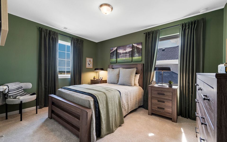 Furnished interior in a model home at Westridge in McKinney (Image 42).