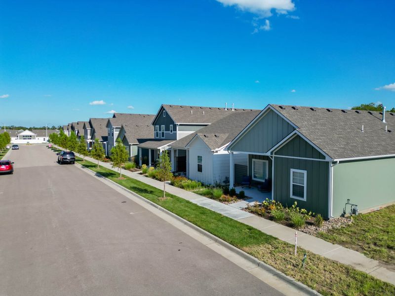 Front exterior of a home in the Heritage Commons community, located in Andover, KS (Image 5). Front exterior of a home in the Heritage Commons community, located in Andover, KS (Image 5).
