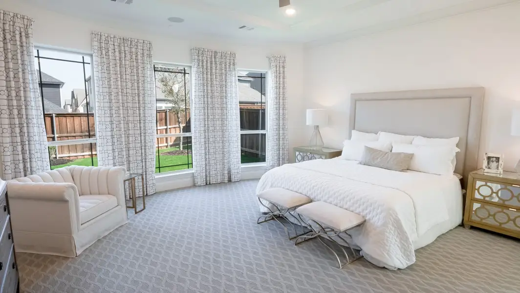 Furnished interior in a model home at Wellspring Estates in Celina (Image 6).