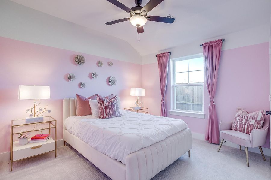 Furnished interior in a model home at MidTowne in Midlothian (Image 40).