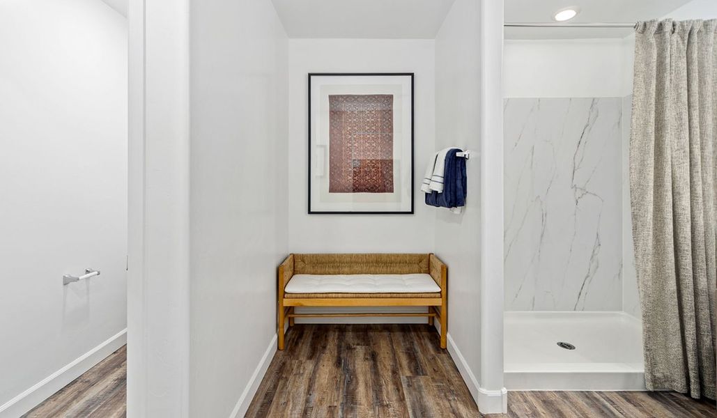 Furnished interior in a model home at Redford Estates in Tucson (Image 27).