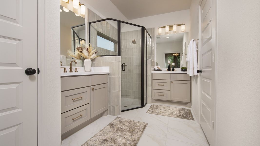 Furnished interior in a model home at Woodhavyn 40' in Magnolia (Image 6). Furnished interior in a model home at Woodhavyn 40' in Magnolia (Image 6).