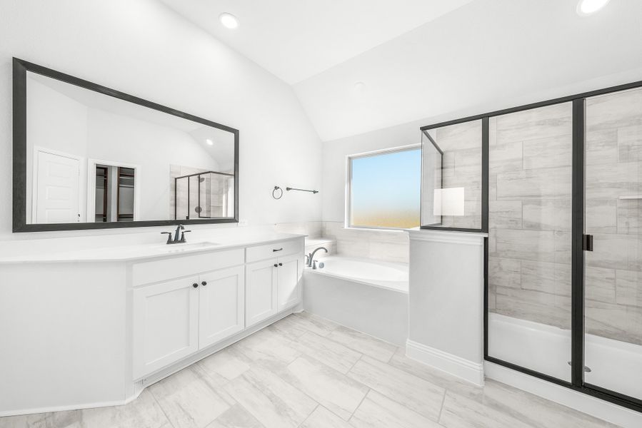 Furnished interior in a model home at Levante in Waxahachie (Image 20).