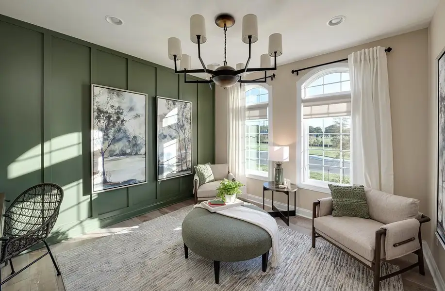 Furnished interior in a model home at Millstone in Hendersonville (Image 14). Furnished interior in a model home at Millstone in Hendersonville (Image 14).