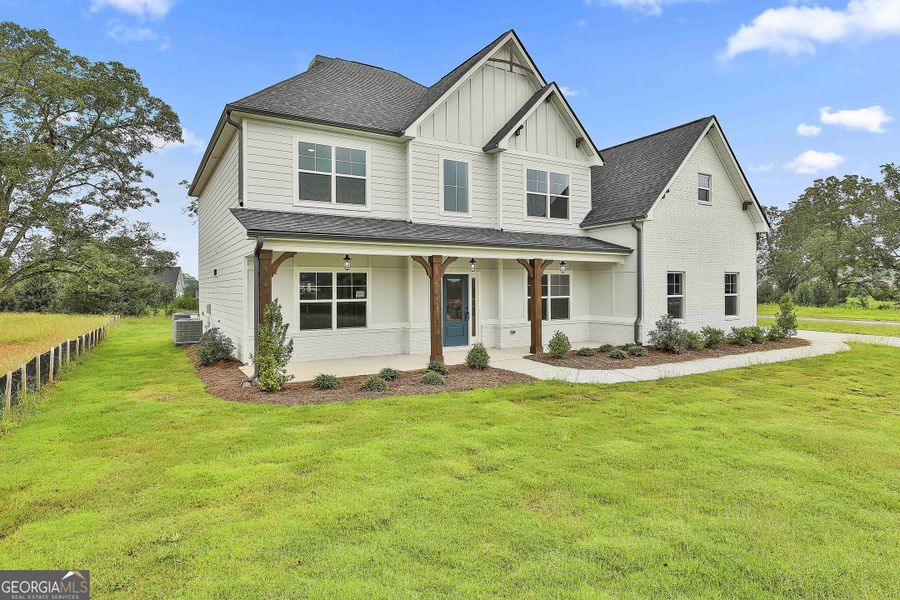 Front exterior of a home in the Grove Park community, located in Senoia, GA (Image 2).