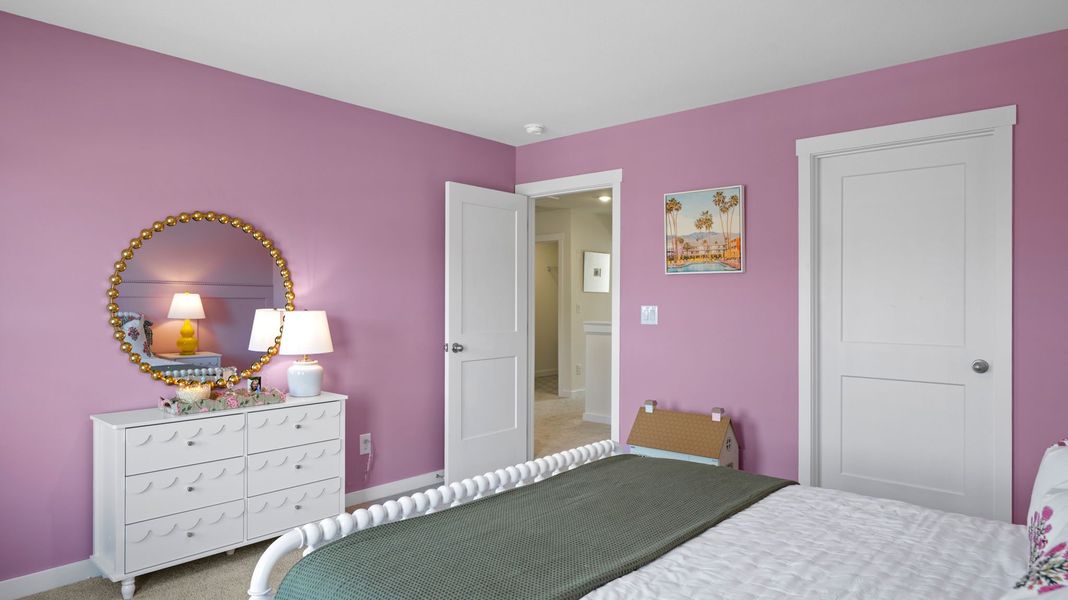 Furnished interior in a model home at Harbor Crest in Ooltewah (Image 30).