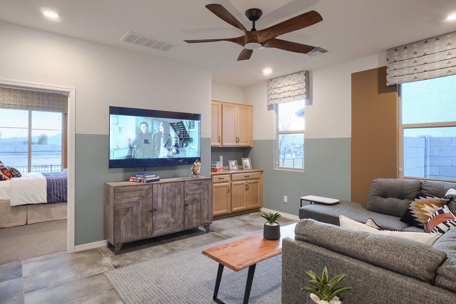 Furnished interior in a model home at Laveen Vistas II in Laveen (Image 27).