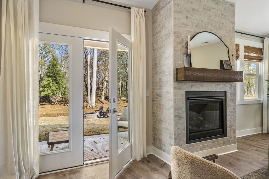 Furnished interior in a model home at Saratoga Oaks in Williamston (Image 21).